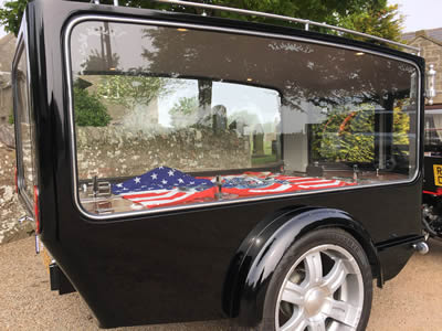 Motorcycle Trike Funeral Hearse