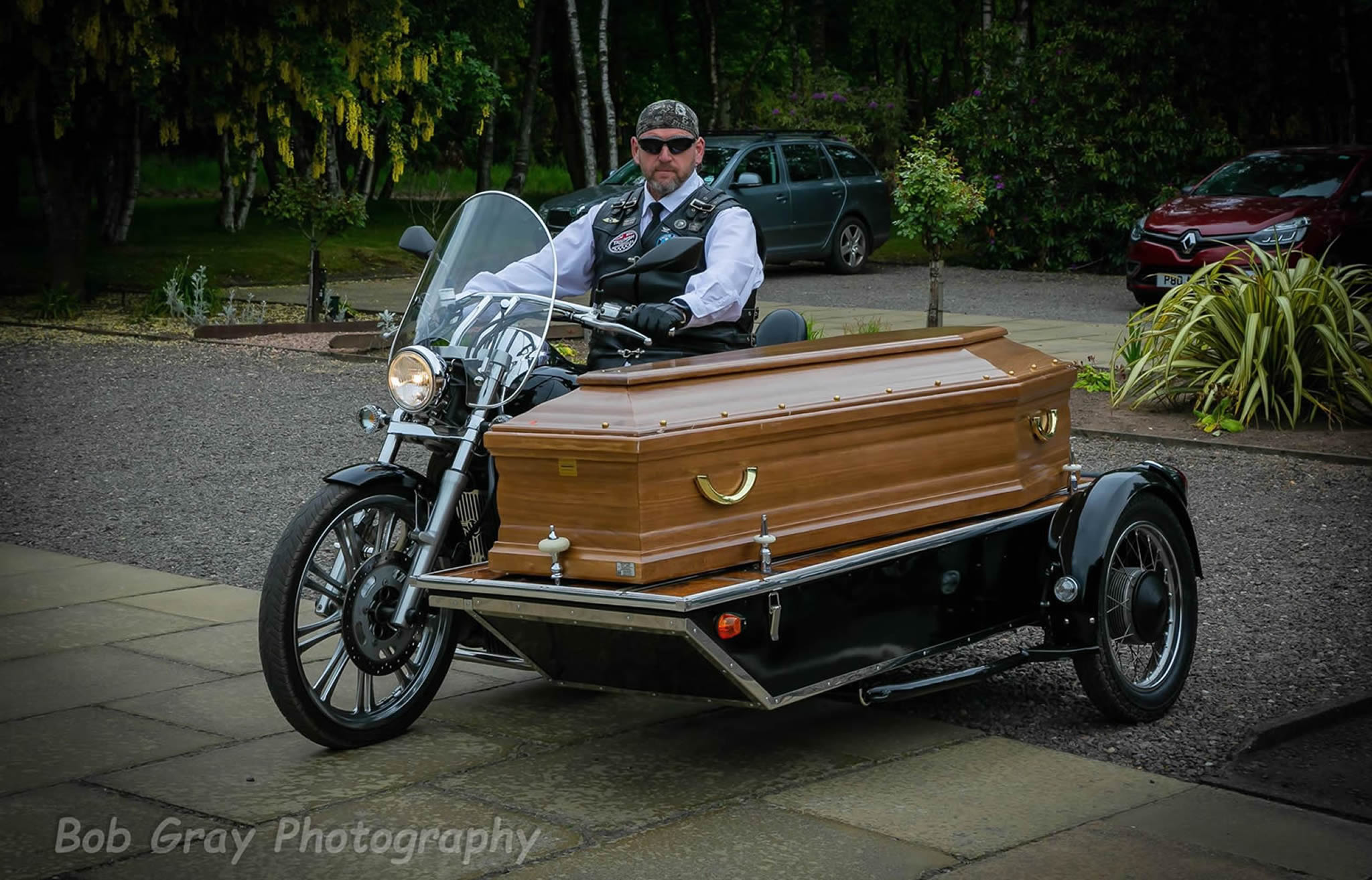 Motorcycle Sidecar Funeral Hearse | The Alternative Carriage Company